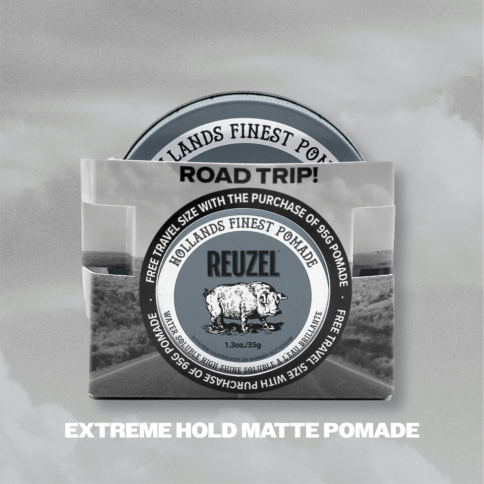 image 1 of Reuzel Road Trip - Extreme Pomade  95g and 35g GIFT SET