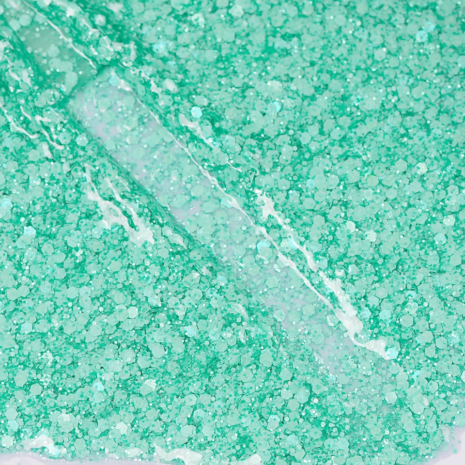 image 1 of Bluesky Green Gel Polish - Aqua - Glitter Neon 10ml