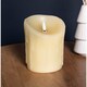 image 7 of 13x9cm Battery Operated Realistic Candle with Melted Effect & Dancing LED Flame