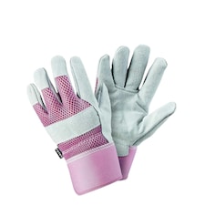 Marco Paul Pink Leather Gardening Gloves Pink