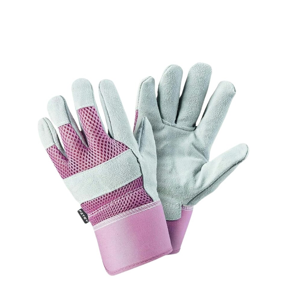 image 1 of Marco Paul Pink Leather Gardening Gloves Pink