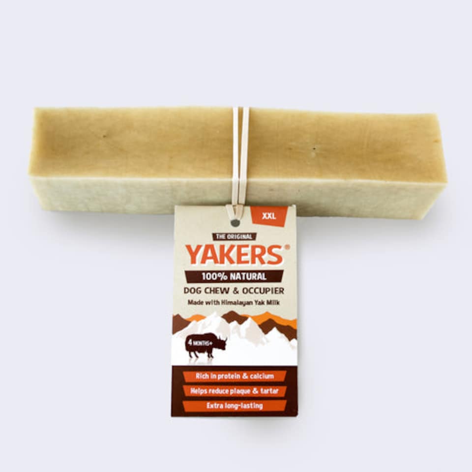 YAKERS Himalayan Dog Chew Bars, Natural Dog Chews Original XXL (Pack of 8)