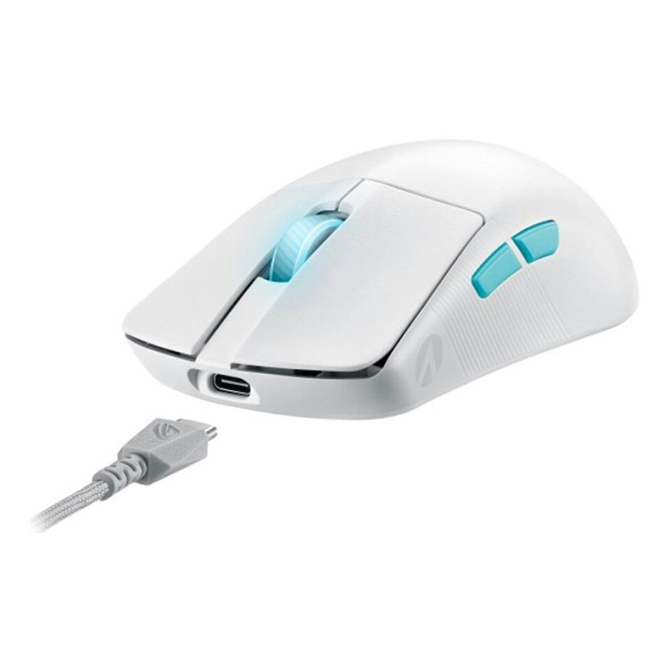 ASUS ROG Harpe Ace Aim Lab Edition Optical Wireless Gaming Mouse White
