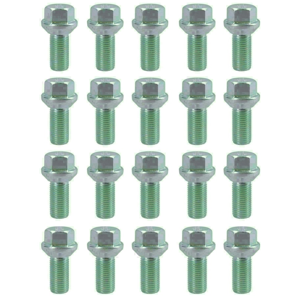 image 1 of 20 Pack M14 x 1.5 Trailer Wheel ConicaI Bolt Ifor Williams Indespension Knott