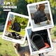 image 3 of PawHut 3-in-1 Pet stroller with Detachable Carrier for Mini Dogs, Black