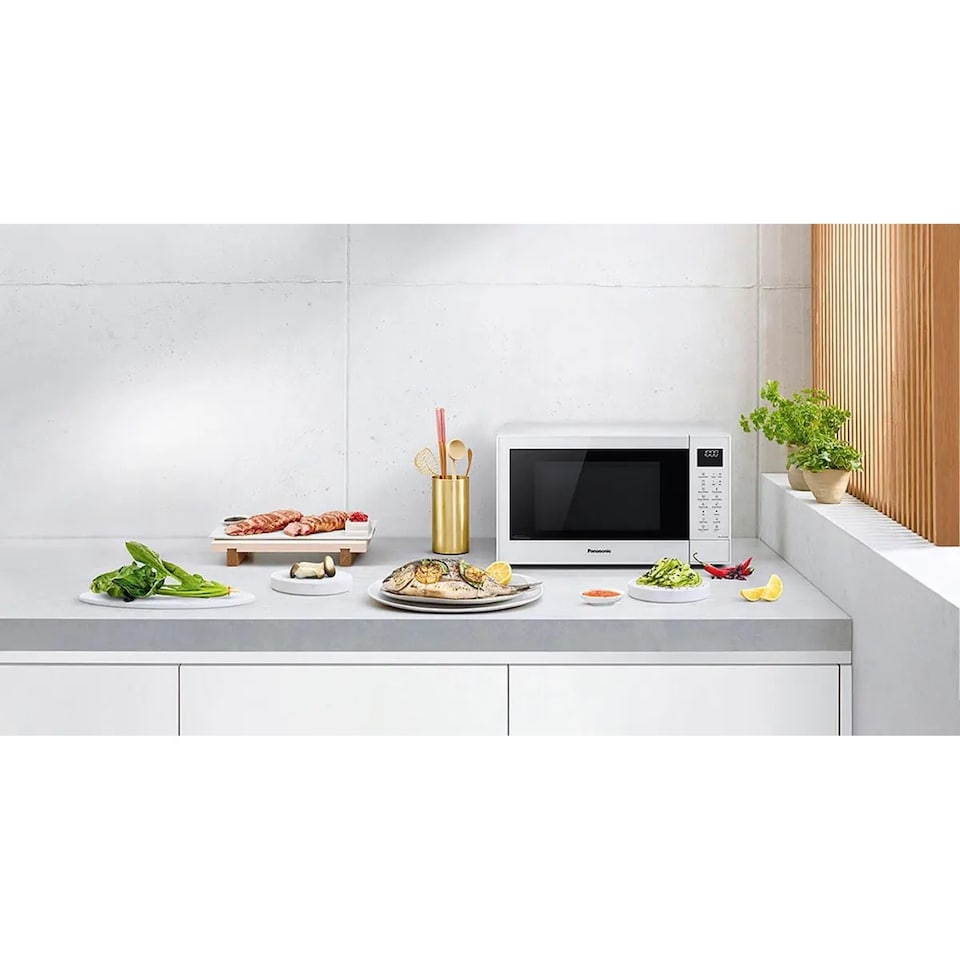 image 1 of Panasonic NN-CT55JWBPQ 27L Slimline Combination Microwave Oven