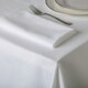image 2 of Belledorm Amalfi Rectangular Table Cloth - White - 178 x 366cm