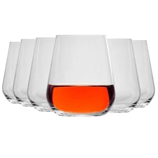 Bormioli Rocco Inalto Uno Stemless Wine Glasses - 350ml