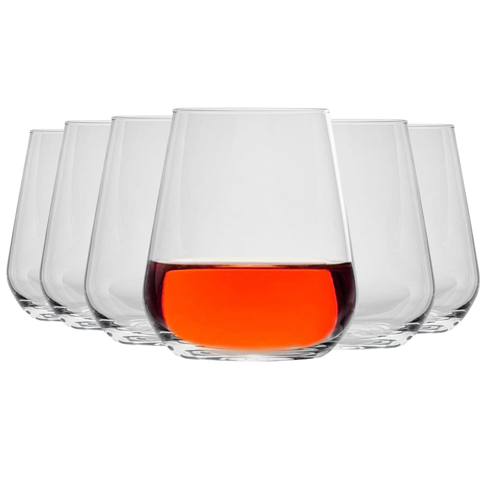 image 1 of Bormioli Rocco Inalto Uno Stemless Wine Glasses - 350ml