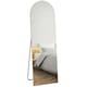 image 1 of HOMCOM Floor Mirror Wall Mount Leaning Standing Mirror 50 x 150cm Gold Tone
