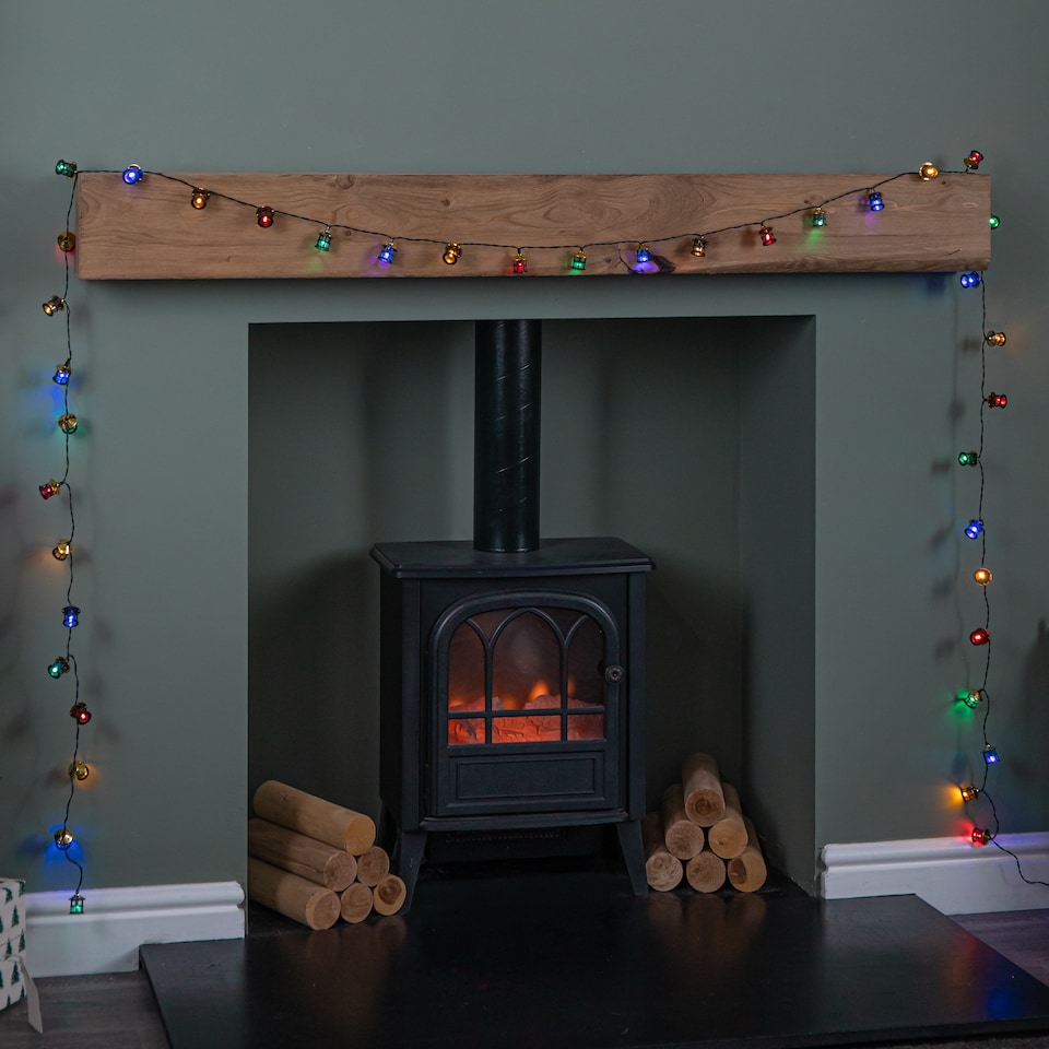 image 1 of 40 LED 4m Indoor Outdoor LED Palace Cage Christmas Lights in Multicoloured