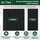 image 3 of ECONX Black Paper Napkins 40cm 2 Ply Strong Paper Napkins Tissue Serviettes Cocktail Napkins Pack of 125