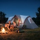 image 8 of Outsunny 5 Man Camping Tent, 3000mm Hiking Shelter, Grey