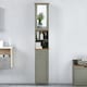 image 1 of Bath Vida Priano 2 Door Tall Bathroom Cabinet With Mirror, Grey & Oak