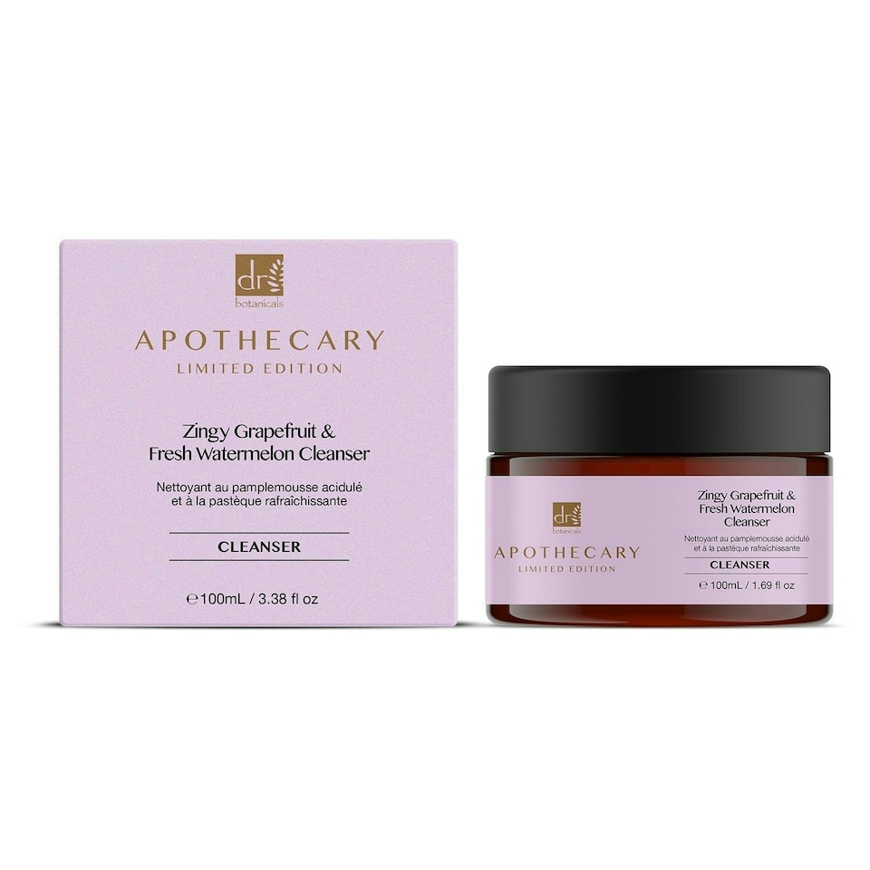 image 1 of Dr Botanicals Zingy Grapefruit & Fresh Watermelon Cleanser 100ml