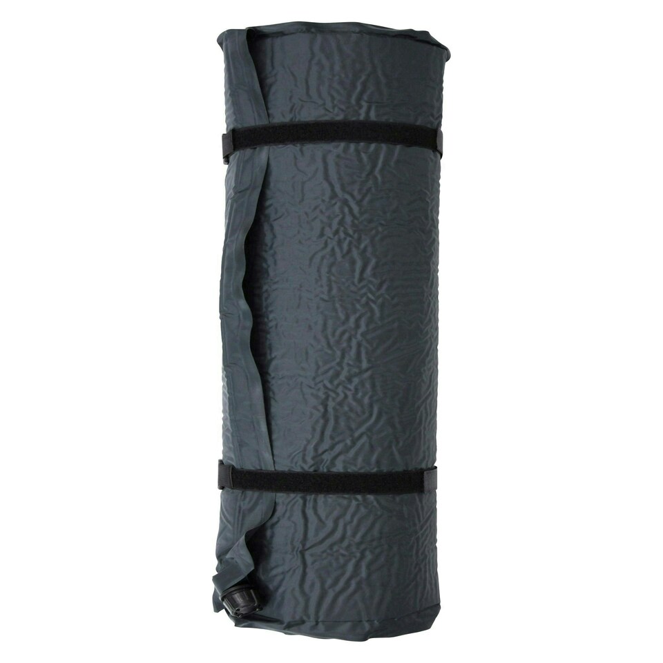 image 1 of Mountain Warehouse Adventure Self Inflating Mat Lightweight Waterproof Mattress Grey | One Size