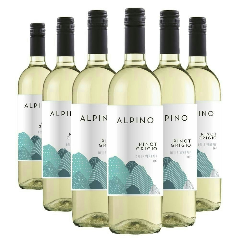 Case of 6 Alpino Pinot Grigio 75cl White Wine