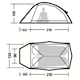image 3 of Cloud Up BASE Series 2 Person Tent | Green | Green