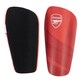 image 4 of Arsenal FC Childrens/Kids Fuse Slip-In Shin Guards - Red/White - 10-12 Years
