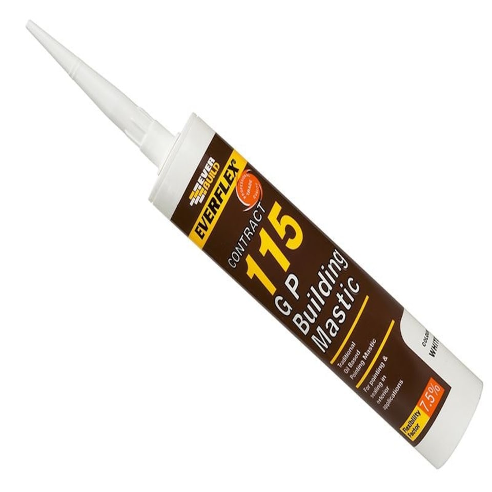 image 1 of Everbuild Sika - Everflex 115 General Purpose Building Mastic Brown 285ml
