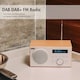 image 3 of Bluetooth Speaker with DAB/DAB+/FM Radio, Dual Alarm Clock, USB MP3 Playback & AUX-In – August MB420K