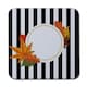 image 1 of Black Stripes, Autumn Leaves (Coaster)