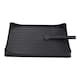 image 4 of Living and Home Steel Dish Rack with Utensil and Glass Holder -  Black