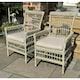 image 2 of Provence Collection Outdoor Dining Chair - Metal - L94 x W62 x H69 cm - Beige