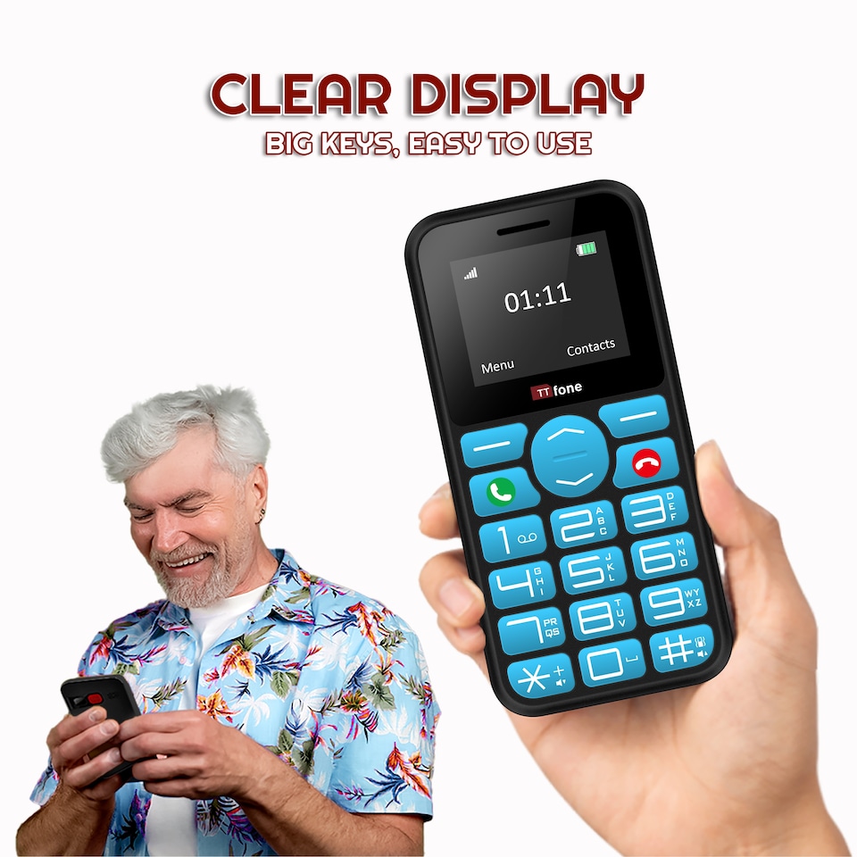 image 1 of TTfone TT190 Mobile Phone - EE Pay as you go