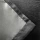 image 4 of Vogue Black Curtains 46 x 90 inch (117 x 229 cm) Room Darkening Eyelet Thermal Noise Reducing Curtains for Bedroom and Living Room