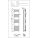 image 3 of Zennor - Chrome Electric Towel Rail H1600mm x W400mm Curved 300w Standard