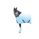 image 2 of Supreme Products Dotty Fleece Horse Rug - Beautiful Blue - 6´ 9"