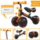 image 5 of AyeKu Baby Toddler Balance Bike Silent Wheels Adjustable Seat, 1-3 Years, Black | Multi