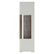 image 2 of Toronto Tall Narrow Glazed Display Cabinet with Internal Shelves (inc. Plexi Lighting)