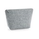 image 2 of Bagbase Felt Accessory Bag - Grey Melange - 12.5cm x 6cm x 16cm