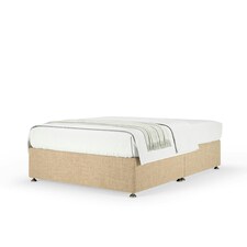 Memory Maestro Memory Foam Cream Linen Divan Set Small Double