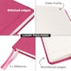 image 6 of Notes London A5 Italian Styled Moretti Notebook Pink