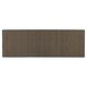 image 2 of JVL Antarra Machine Washable Entrance Runner Doormat, 50x150cm - Black/Brown