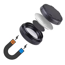 Magnetic AirTag Holder - Waterproof GPS Tracker Case for Car & Bike (No P09)