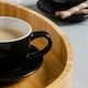 image 5 of Argon Tableware 2pc Coloured Cappuccino Cup & Saucer Set - 250ml - Black - Coffee Cup Latte Cup Drinking Cup
