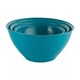 image 1 of Durable Plastic Colourful Kitchen Mixing Salad Bowls Microwave & Dishwasher Safe | Multi | Teal | 3.4 Litre | 1