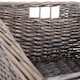image 5 of Jumbo Antique Wash Unlined Storage Basket | Brown | Brown | XL