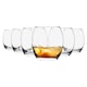 image 1 of LAV Empire Whiskey Glasses - 405ml - Clear - Pack of 6 Clear