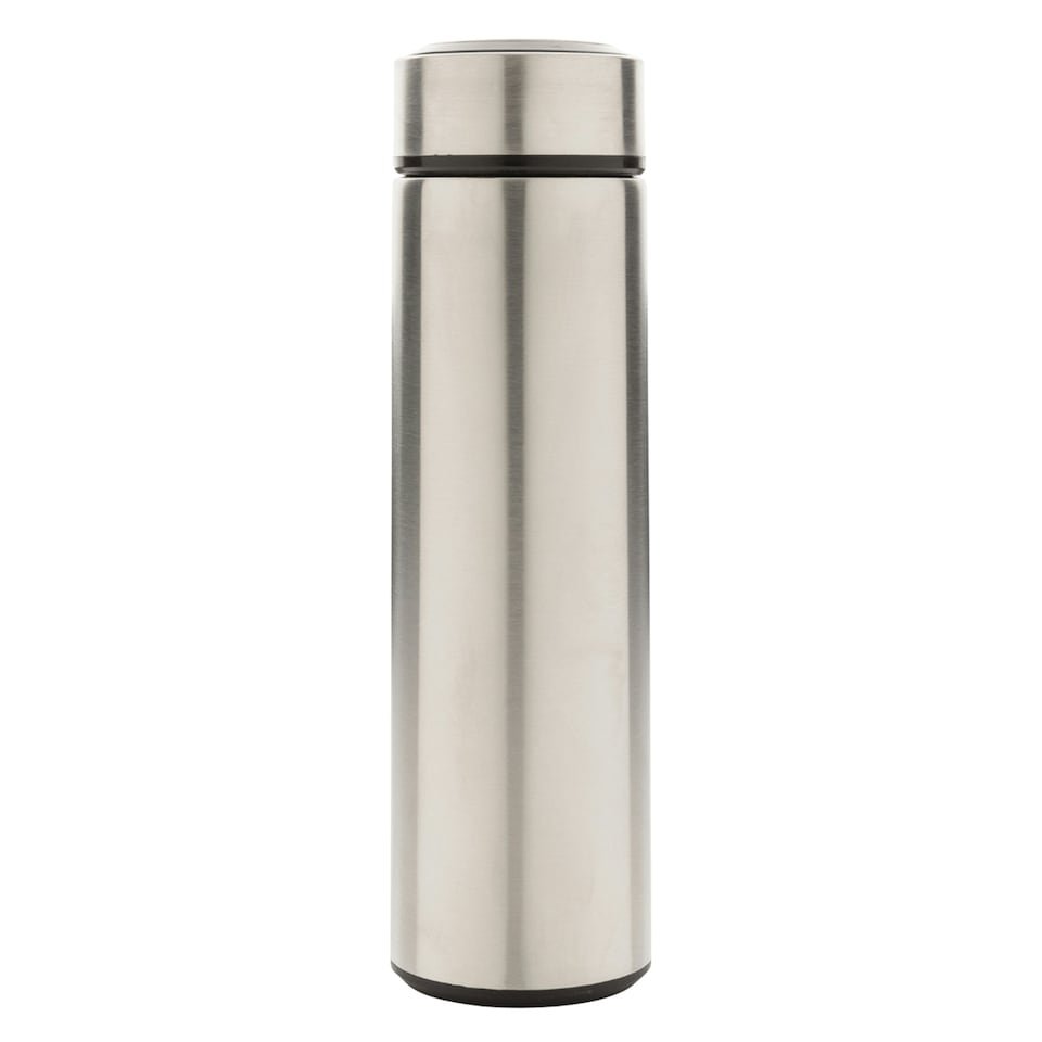 image 1 of XD Collection Stainless Steel 450ml Bottle - Silver - One Size Silver | One Size