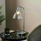 image 3 of Brunswick Polished Nickel & Glass Desk Table Lamp Silver