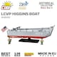image 4 of LCVP Higgins Boat brick model - COBI 4849 - 715 bricks