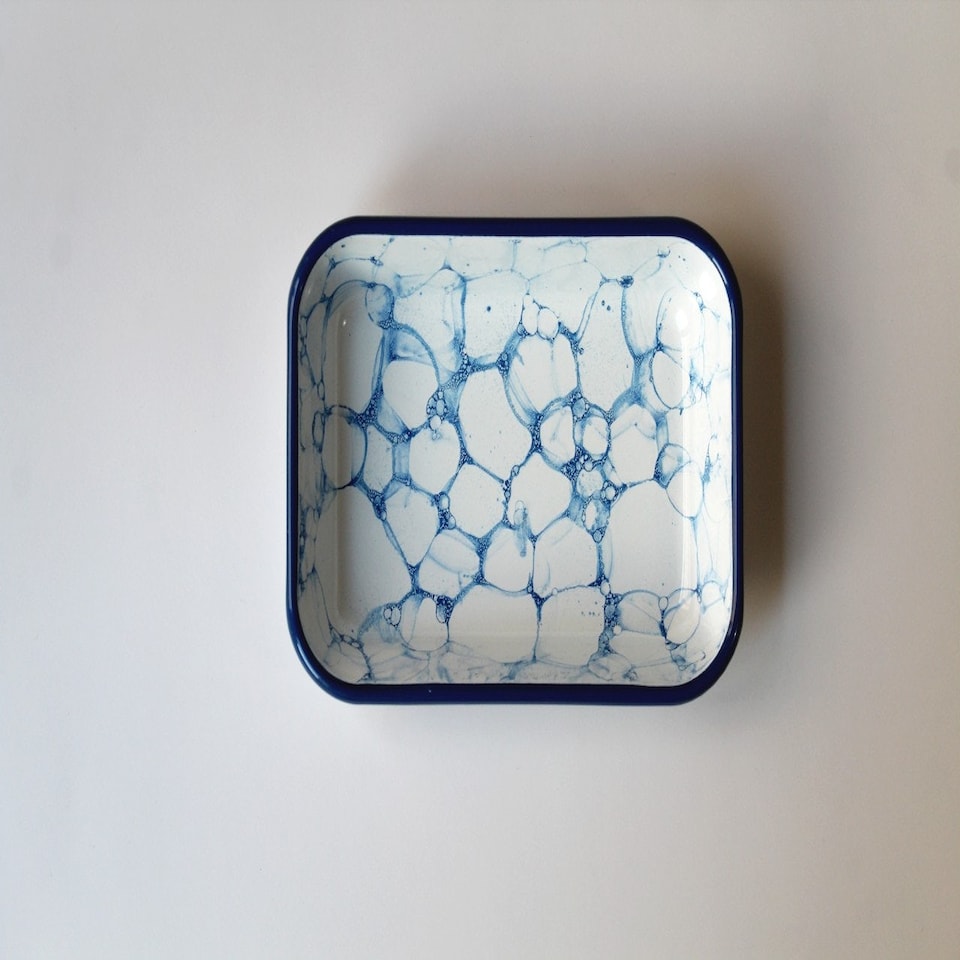 image 1 of Bubble Collection Enamel 3-Piece Rectangular Serving And Roasting Dish Set