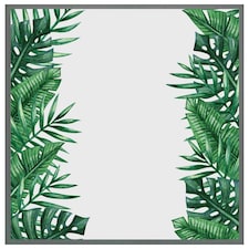 Half botanical border (Picture Frame) Grey | XL