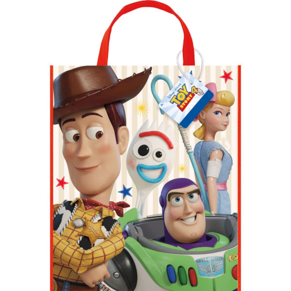 image 1 of Disney Toy Story 4 Party Gift Tote Bag 13" x 11"