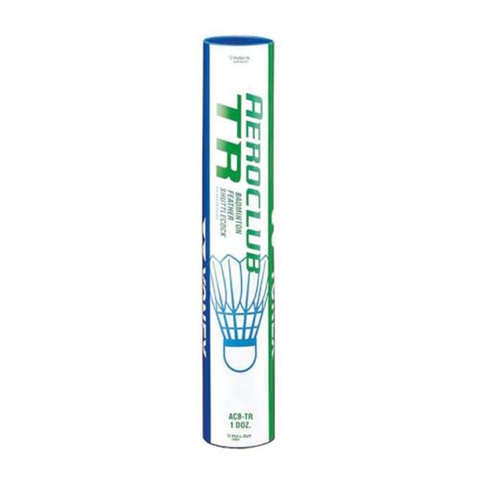 image 1 of Yonex Aeroclub Tr Shuttles Tube Of 12 White, M, K-Rey-Yx060